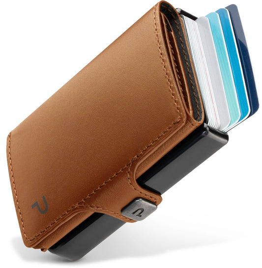 KLIK Mini con portamonete Mirum Cognac