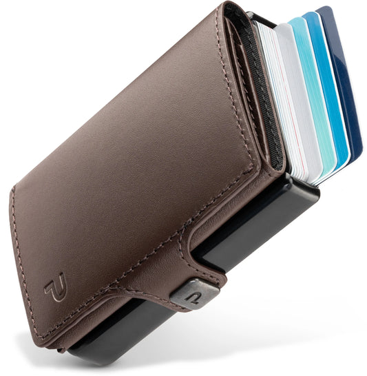 KLIK Mini con portamonete Pelle Marrone