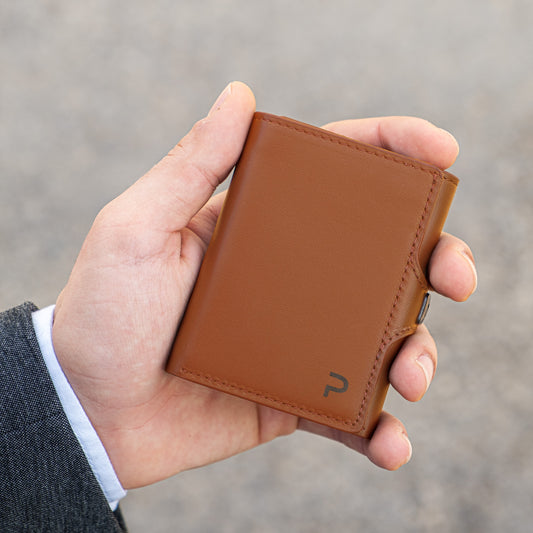 KLIK Classic con portamonete XL Mirum Cognac