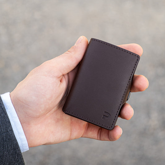 KLIK Mini con portamonete Pelle Marrone